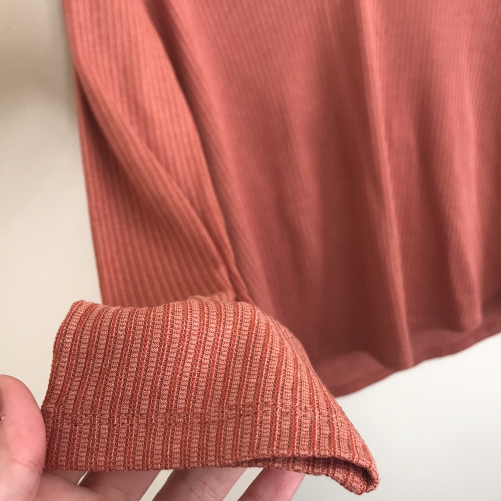 Rust ribbed basic - Picture 2 of 5